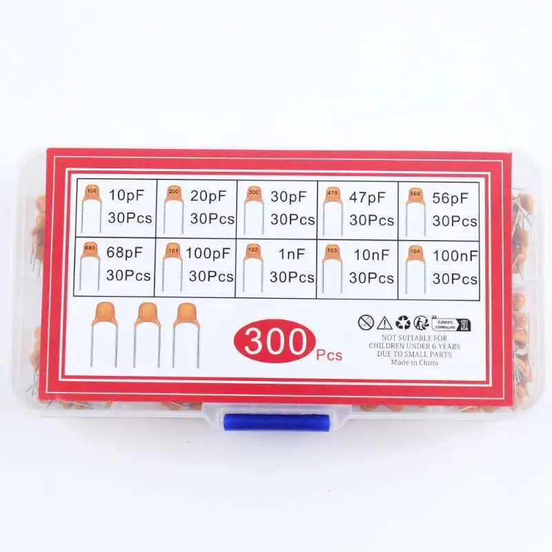 Sortiment an elektronischen Keramikkondensatoren (300 Stück) – Bild 5