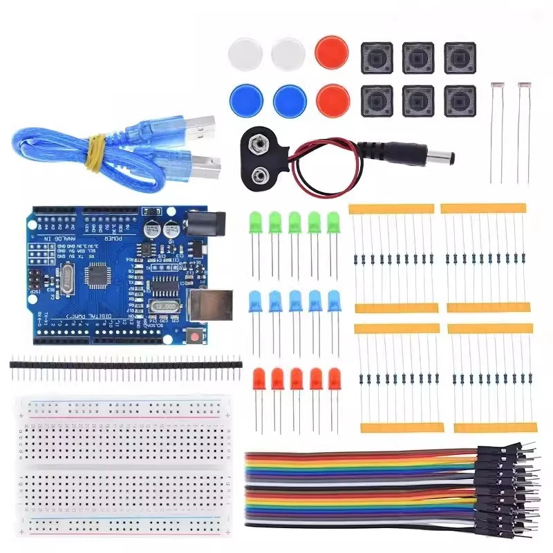 Starter Kit für UNO R3 Mini Breadboard LED Jumper Wire Button – Bild 4