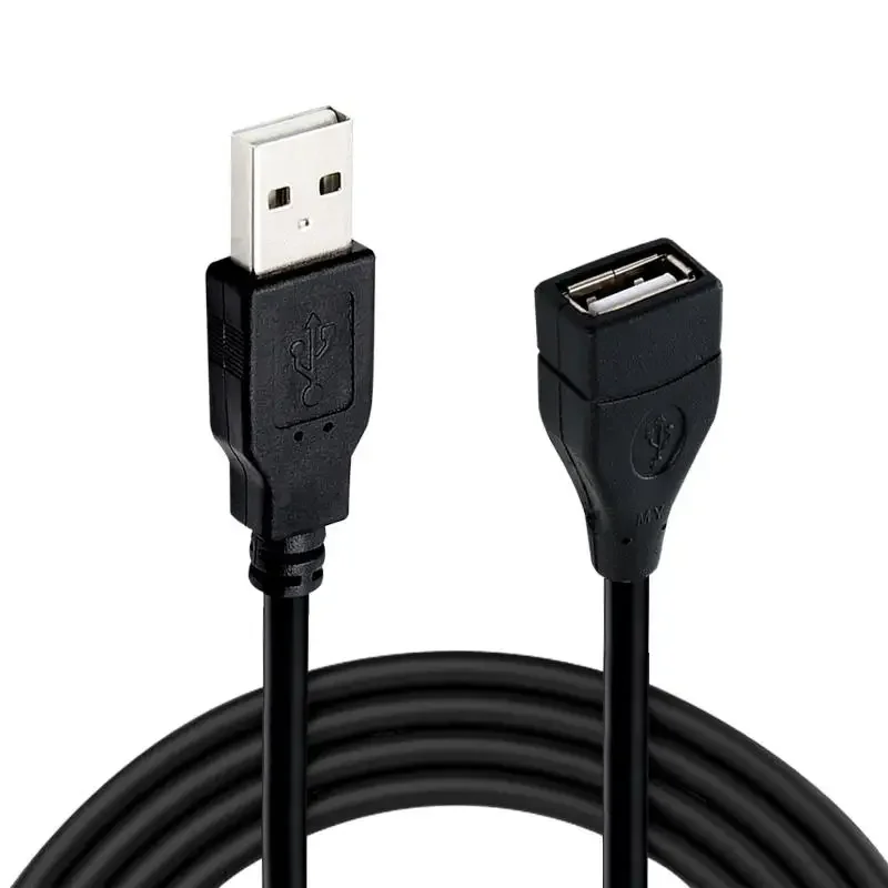 USB 2.0-Kabel-Verlängerungskabel, 0,6 m, 1 m, 1,5 m Draht, Datenübertragungsleitung