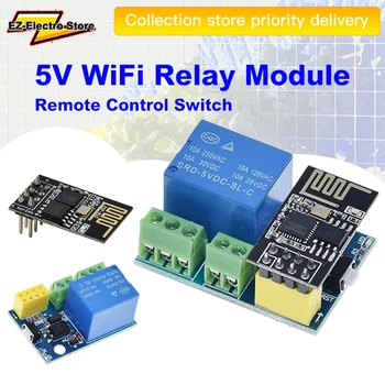 ESP8266 5V WiFi-Relaismodul Dinge Smart Home Fernbedienung Schalter Telefon APP ESP-01 Relaismodul