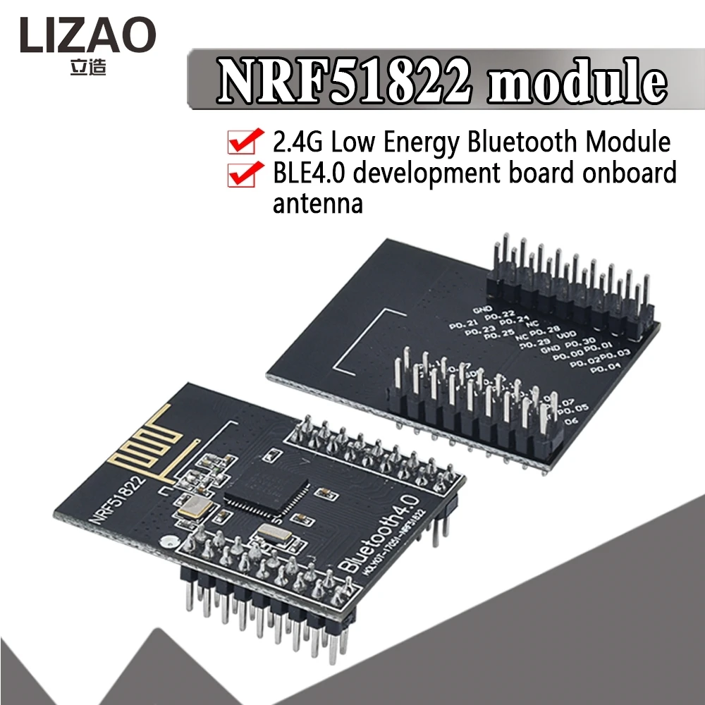 NRF51822 Modul 2,4G Low Energy BLE4.0 Bluetooth-Entwicklungsboard – Bild 2