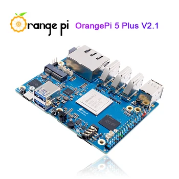 Orange Pi 5 Plus V2.1 Version 16 GB RAM Entwicklungsboard RK3588 PCIE Modul Externes WiFi-BT SSD 8K Orange Pi5