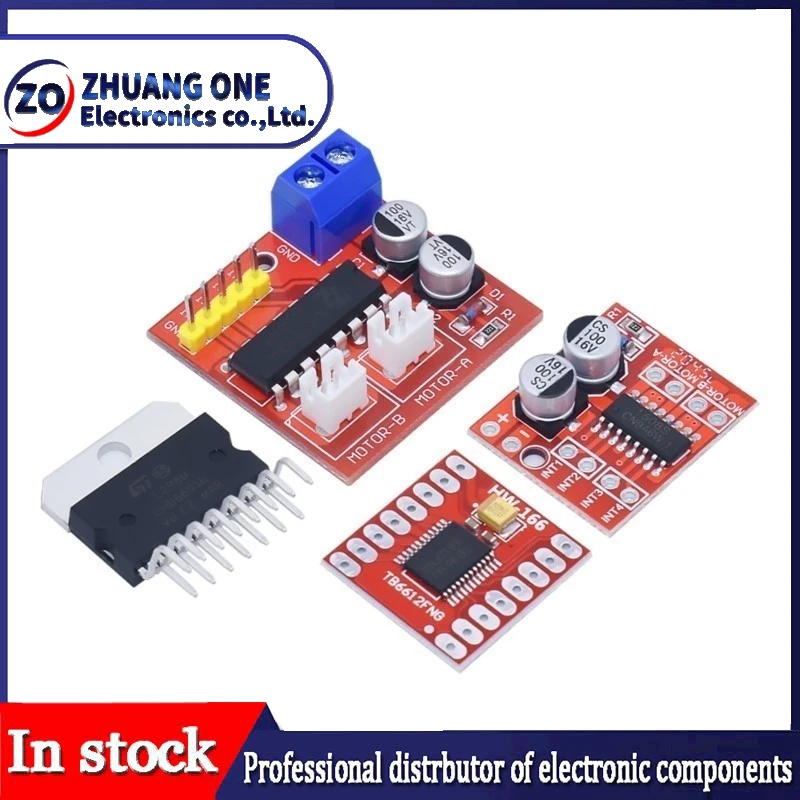 L298N Treiberplatine Modul MINI L298N Schrittmotor Smart Car Robot – Bild 3