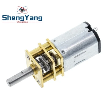 TZT 1/2/5 Stück DC 6V 30RPM 200RPM N20 Mini Mikro Metallgetriebemotor mit Zahnrad DC-Motoren GA12-N20