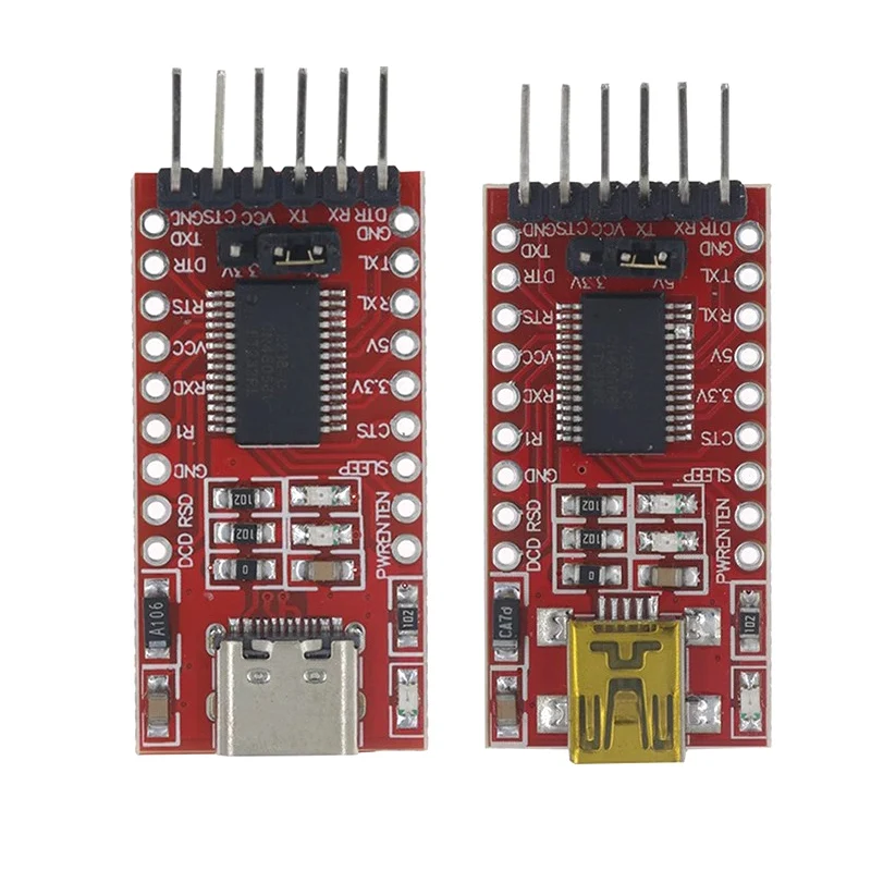 FT232RL FTDI USB 3,3 V 5,5 V zu TTL Serielles Adaptermodul für Arduino – Bild 3