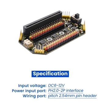 Kidsbits keyestudio microbit expansion shield board mit io ports kompatibel mit micro bit v1.5 & micro: bit v2
