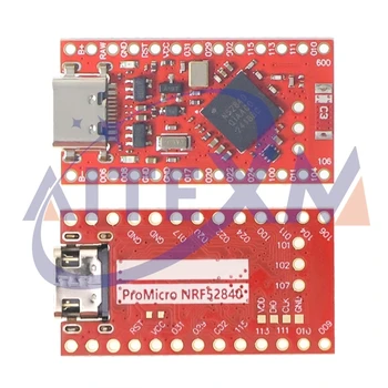 NRF52840 Entwicklungsboard, kompatibel mit Nice! Nano V2.0 Bluetooth Split Keyboard Pro Micro Red Board