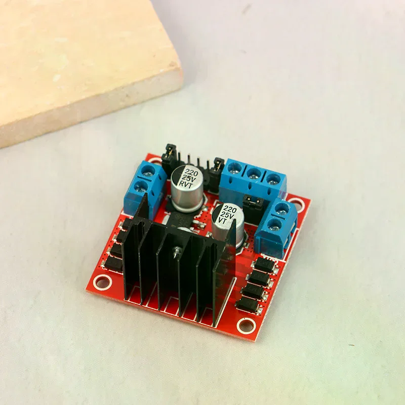 L298N DC-Motortreibermodul L298N Schrittmotor Smart Car Roboter – Bild 3