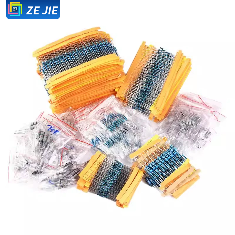 1/4W Metallfilm-Widerstandssortiment-Kit, 1/2W 1W 2W 3W 5W – Bild 3