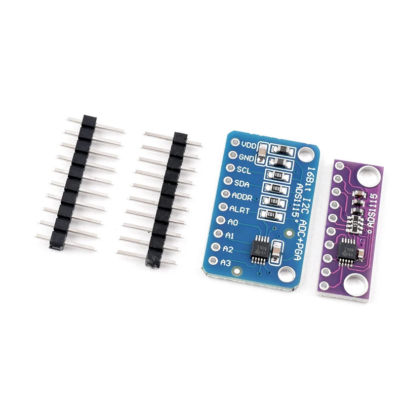 Snvi ADS1115 ADS1015 ADC I2C Modul 16Bit 12Bit 4-Kanal – Bild 2