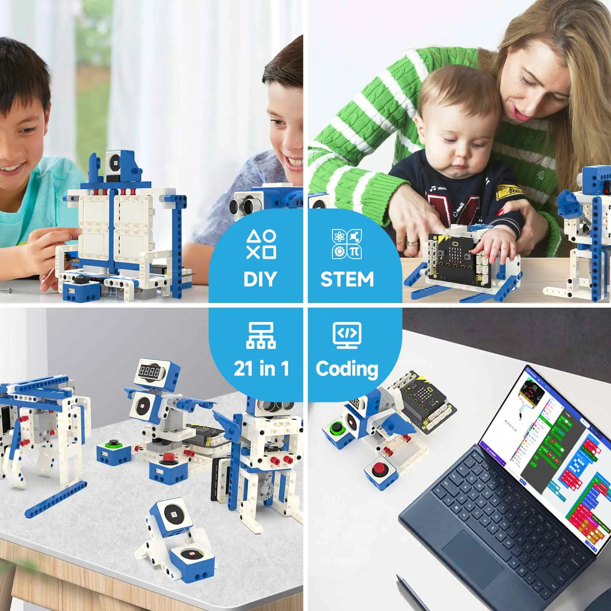 BBC Microbit V2 Smart Robot Car Kit Programmierbare STEM-Sets – Bild 2