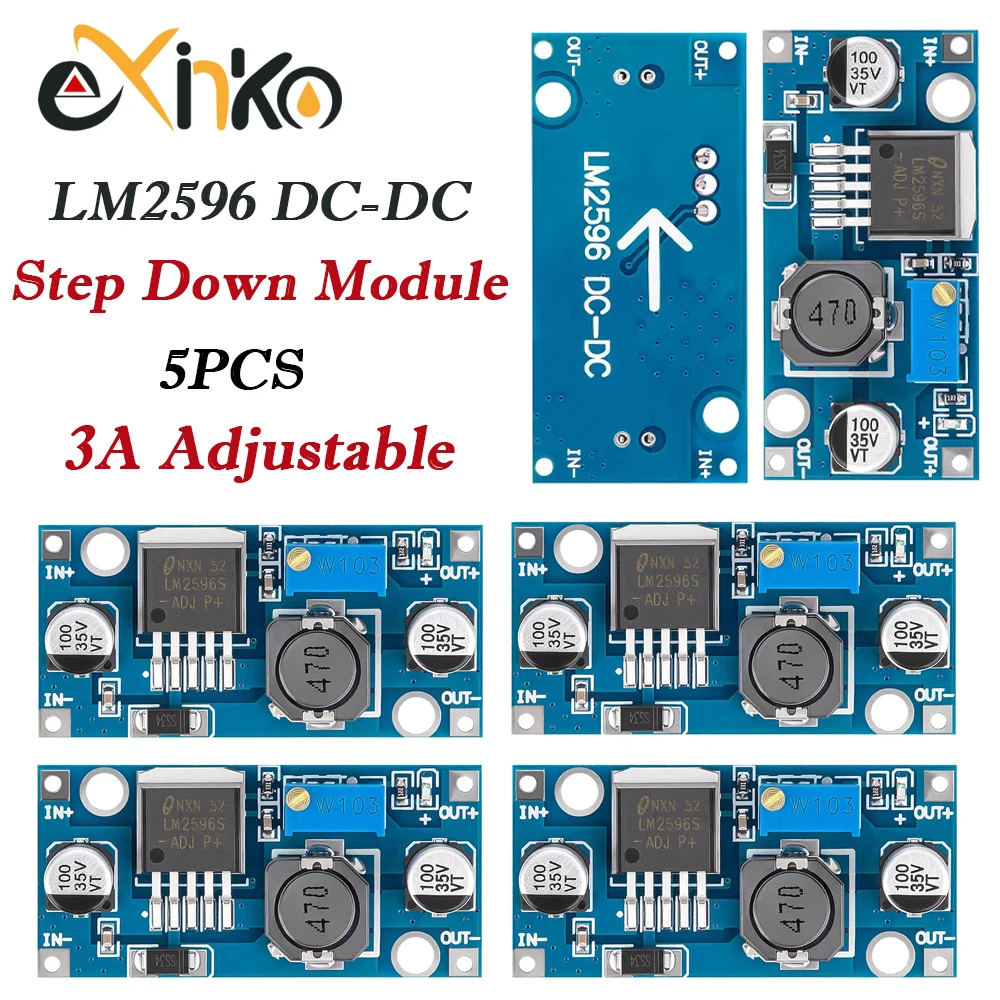 Einstellbarer Ausgang LM2596S Step Down Modul DC zu DC Buck Converter – Bild 2