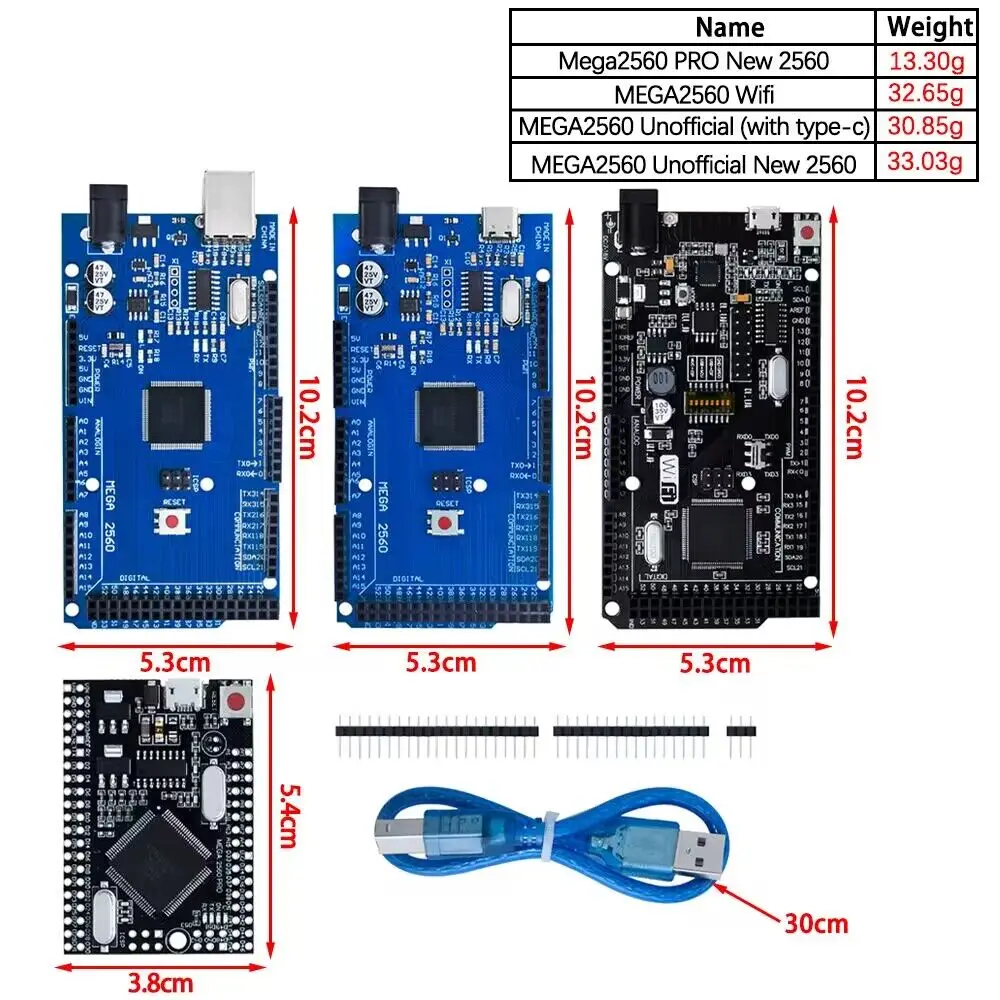Mega2560ATMEGA16U2/Pro Mini MEGA 2560 Mega+WiFi R3 ATmega2560 Chip – Bild 6