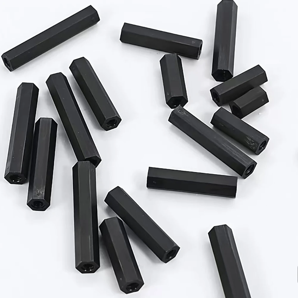 M2 M2.5 M3 M4 M5 M6 Schwarze Nylon-Innensechskant-Abstandshalter – Bild 5