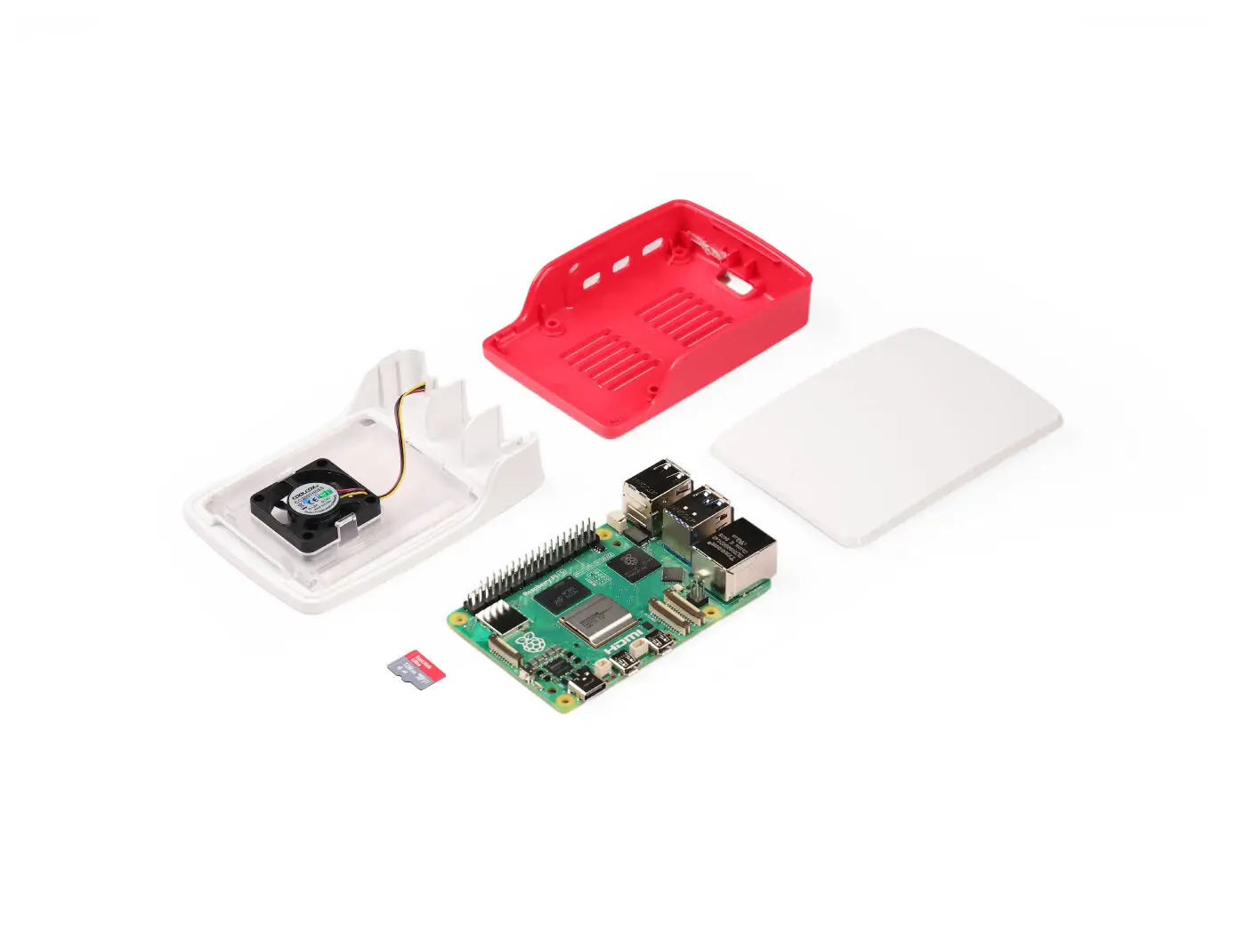 Raspberry Pi 5 4GB 8GB 16GB Starter-Pack mit Lüfter Gehäuse 128GB – Bild 2