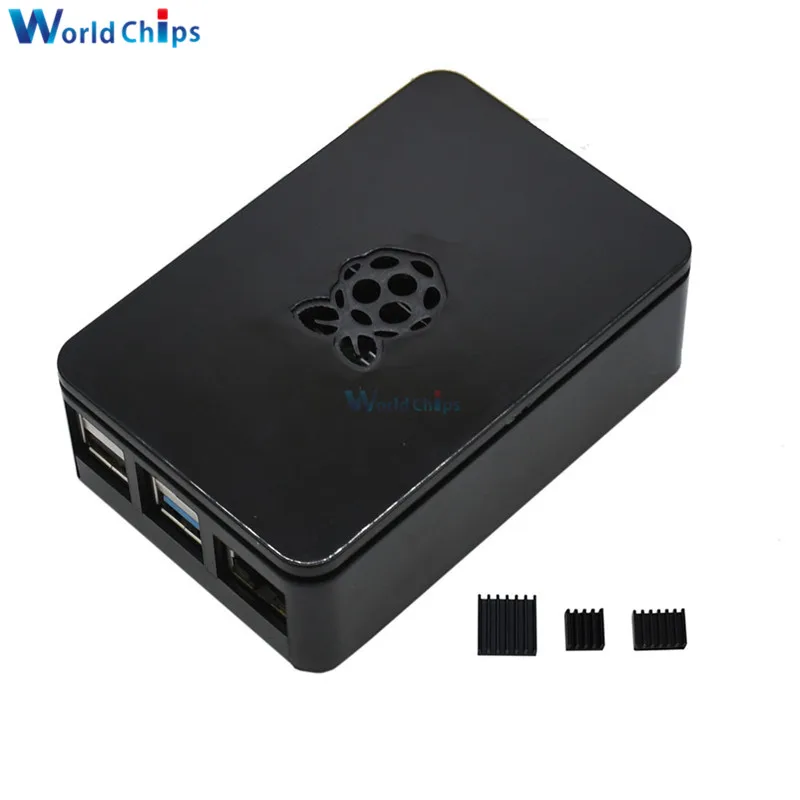 Raspberry Pi 4 Fall Schwarz Weiß Transparent ABS Fall Kunststoff Box – Bild 4