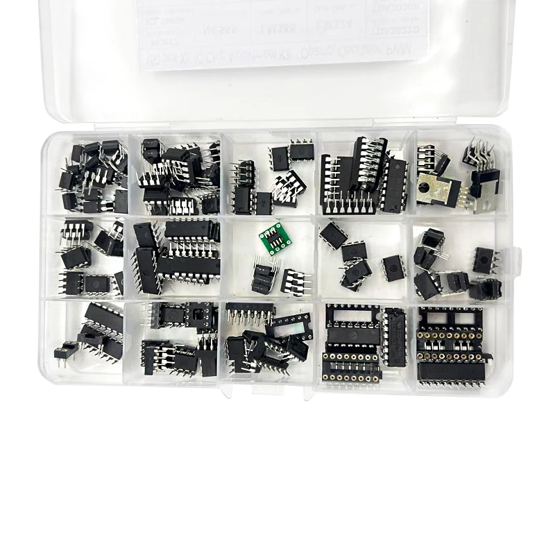 Xl ic chip sortiment 150 stücke oszillator pc817 ne555 lm358 lm324 – Bild 3