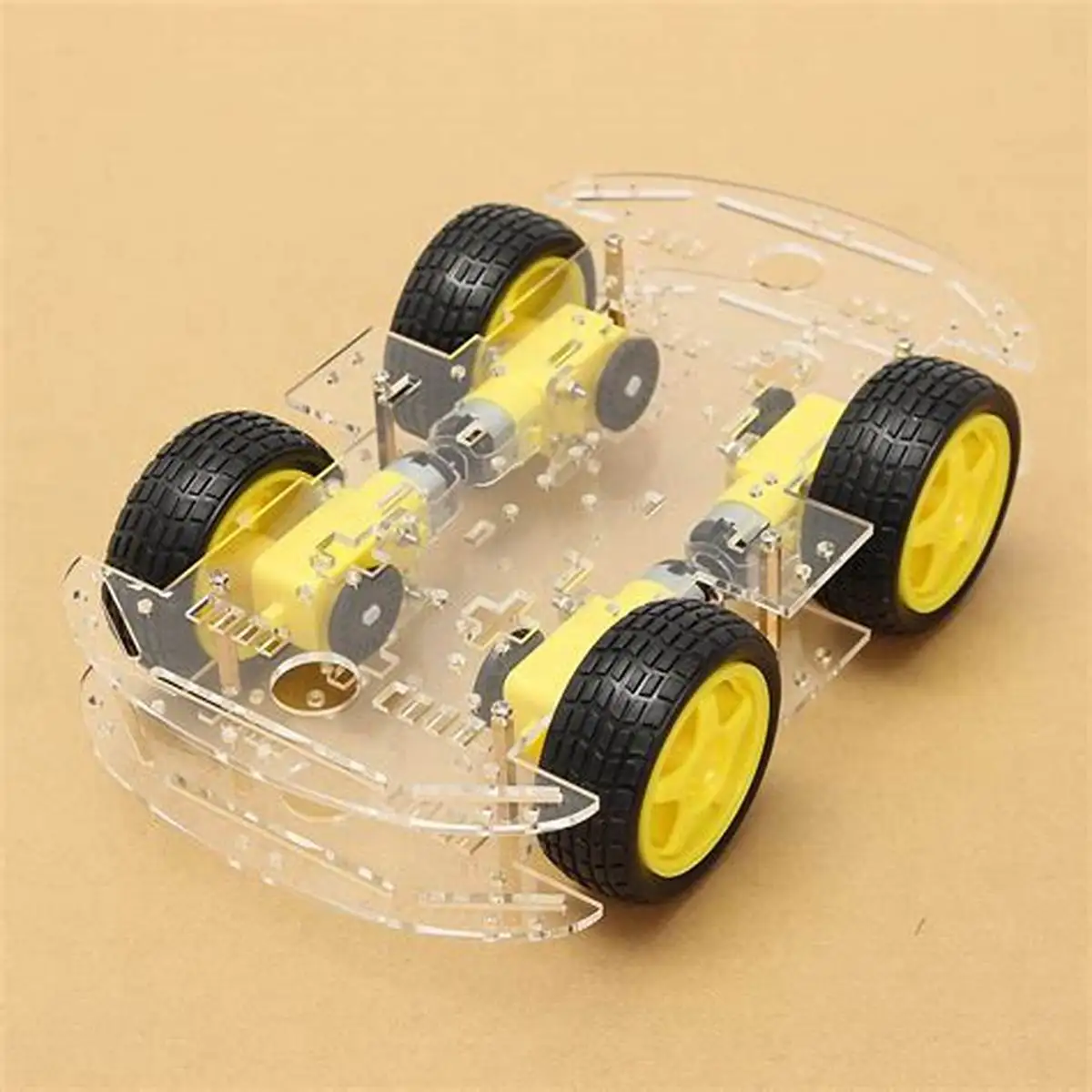 4WD Smart Roboter-Auto-Chassis-Kits für Arduino – Bild 4