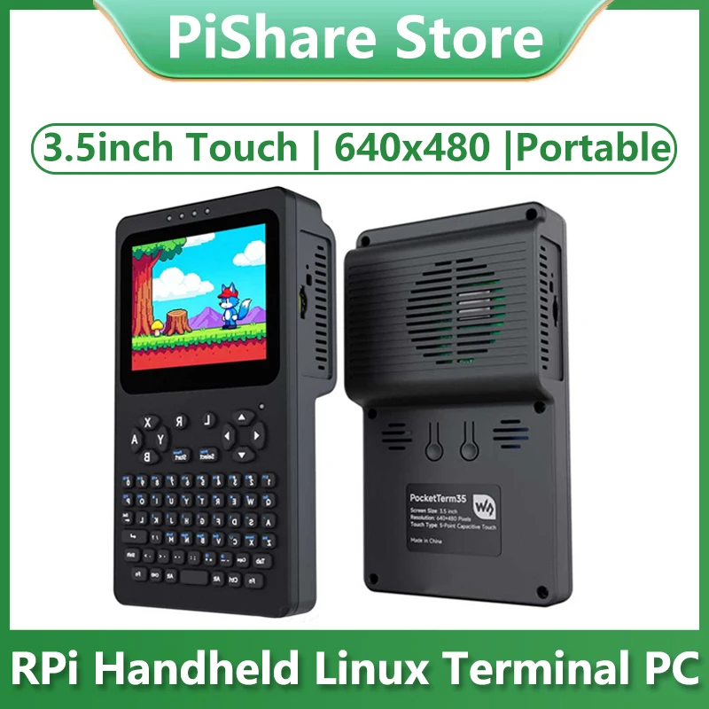 Raspberry Pi Handheld Linux Terminal 3,5 Zoll Touchscreen 640x480 – Bild 2