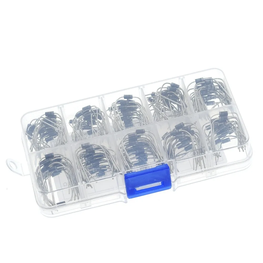 10 Werte Gleichrichterdioden-Sortiment-Set 1N4001 1N4002 (100 Stück) – Bild 3
