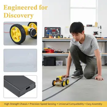 2WD Kostengünstige Version Smart-Roboter-Auto-Chassis-Kit DIY Intelligentes Auto-Chassis
