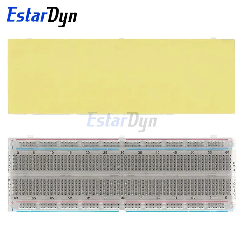 Estardyn MB102 Lötfreies Steckbrett 830/400 Löcher PCB Prototyping – Bild 5