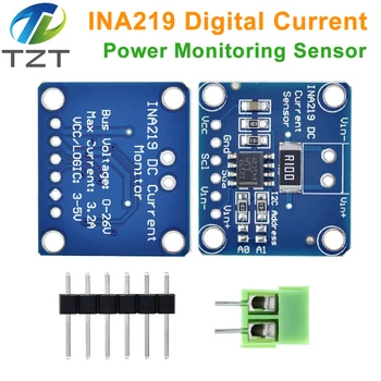 DIYTZT 1/3PCS INA219 I2C Null Drift Bidirektionale Strom Netzteil Sensor Breakout Überwachung Modul