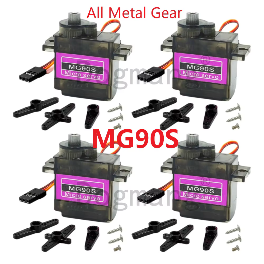 Mg90s Micro Servo 2/4/8/10/20/30 Stück Vollmetallgetriebe 9g SG90 Verbesserte Version für RC Hubschrauber Boot