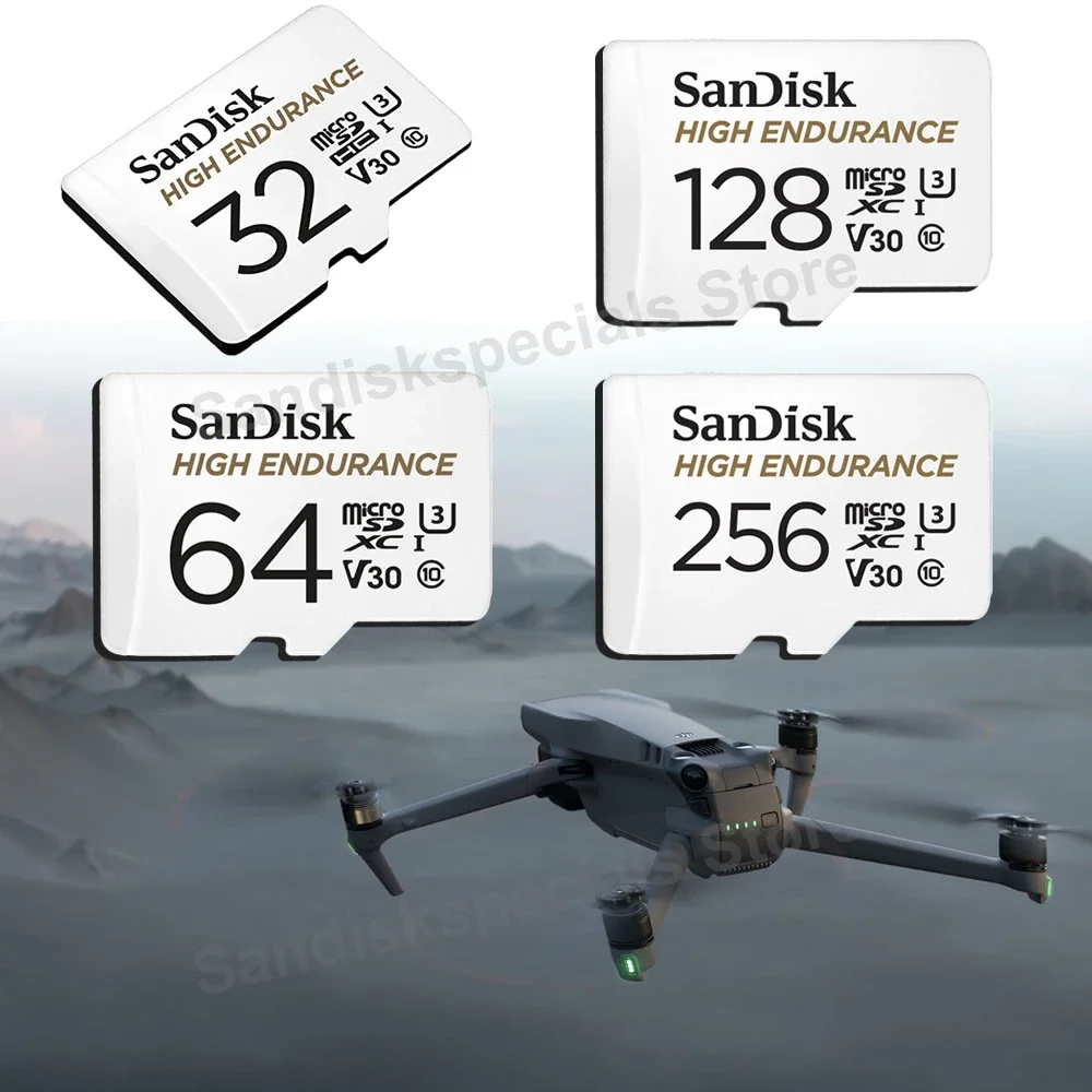 SanDisk High Endurance microSD-Karte V30 U3 C10 UHS-I 32G 64G 128G – Bild 2