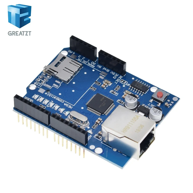 GREATZT 1/2PCS UNO Shield Ethernet Shield W5100 R3 UNO Mega 2560 1280 – Bild 5