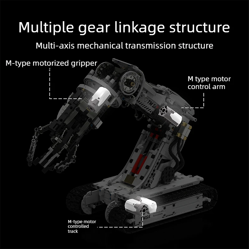STEM Sci-Fi Programmierbarer Roboterarm Baukasten (1512 Stück) – Bild 5