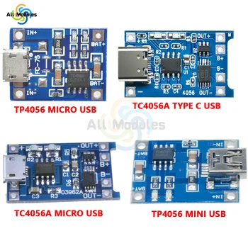 Typ-c/Micro/Mini USB 18650 TP4056 TC4056A Lithium-Batterie Ladegerät Modul Lade Board Mit Schutz Dual