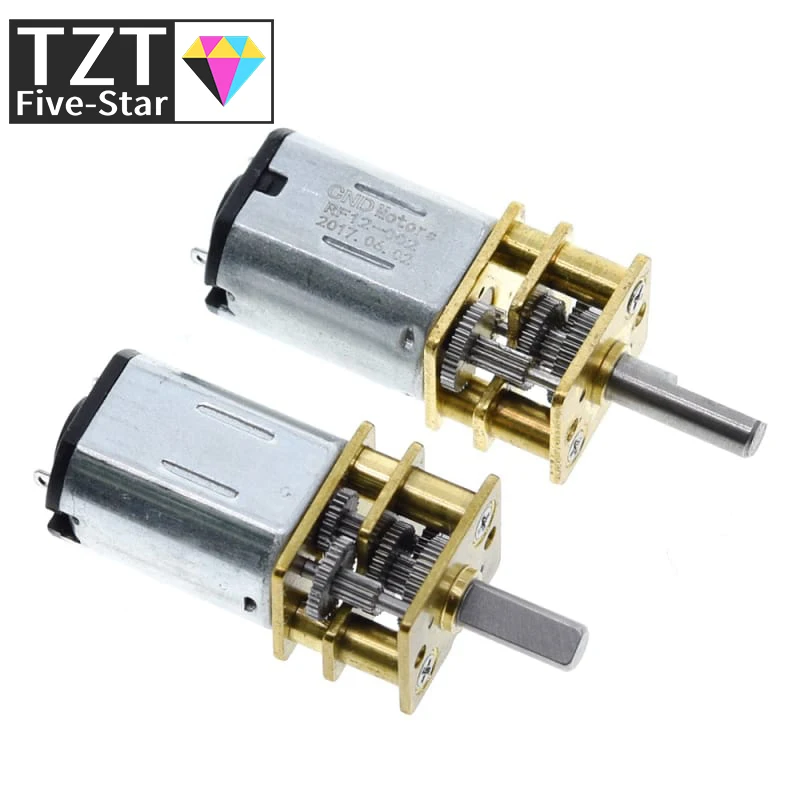 TZT 1/3 Stück DC 6V 30RPM 200RPM N20 Mini Mikro-Metallgetriebemotor – Bild 5