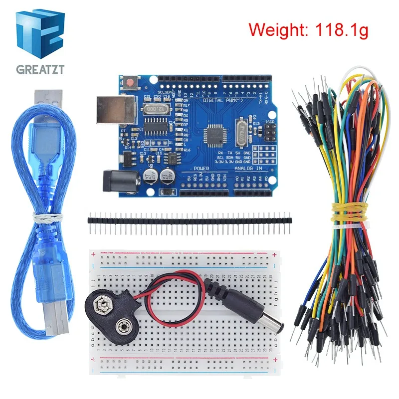 Starter-Kit für Arduino UnoR3 - Bündel mit 5 Artikeln: UnoR3 – Bild 4
