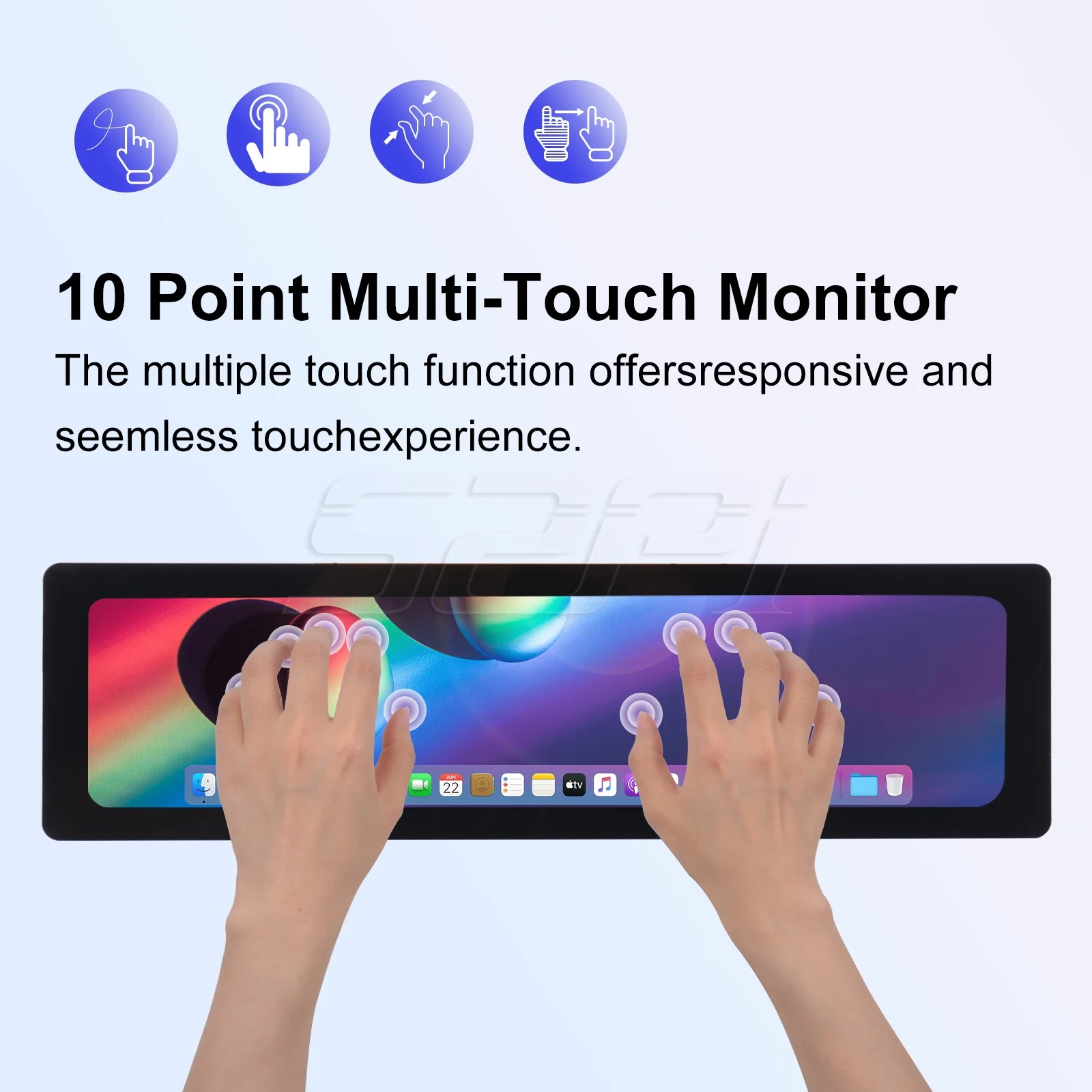 52Pi 11,26 Zoll kapazitiver Touchscreen 1920X440 HDMI-Display – Bild 3