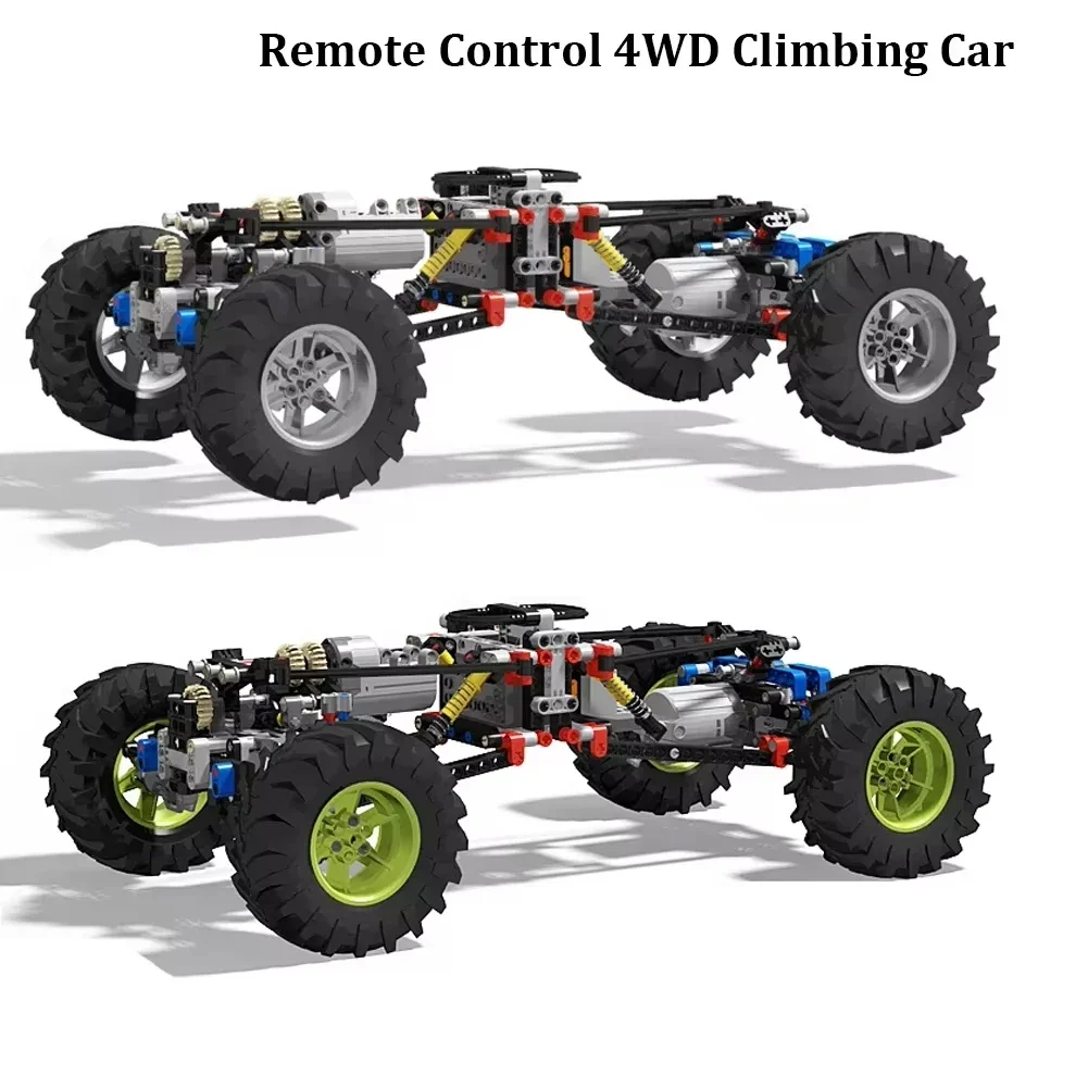 4WD RC-Car-Chassis, elektrischer Antrieb, Kletterauto, Geländewagen – Bild 6