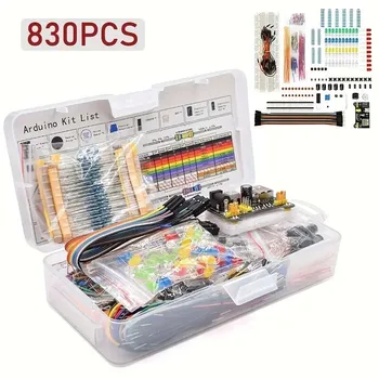Schachtel DIY Projekt Starter Kit Für Arduino UNO R3 Kit Elektronische DIY Kit Elektronische (830 Stück)