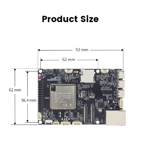 ESP32P4+ESP32-C6 Entwicklungsboard ESP32P4 Smart Board – Bild 5