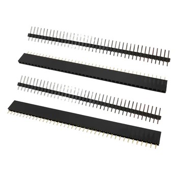 2,54mm Pitch 40Pin 1x40 Einreihige Männlich Weiblich Zerbrechliche Pin Header JST PCB Solder (10 Stück)