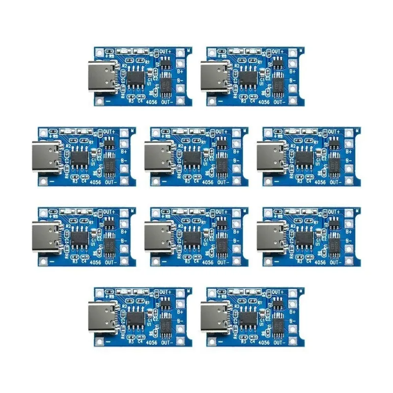 TP4056 18650 Lithium-Akku-Ladeplatte 3,7V 3,6V 4,2V 1A Lademodul mit Überladungs- und Tiefentladungsschutz