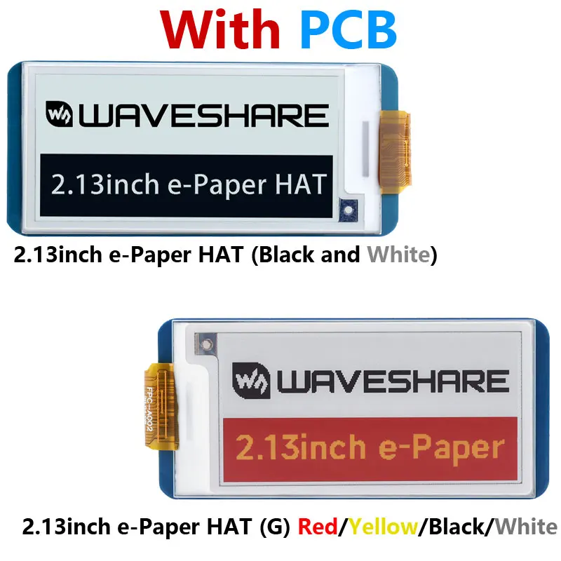2,13 Zoll E-Ink Display HAT, 250 x 122 Pixel E-Paper-Bildschirm LCD – Bild 2