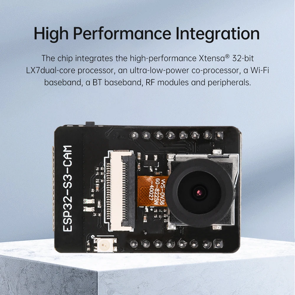 ESP32-S3-CAM wifi bluetooth entwicklung board micro usb onboard – Bild 5