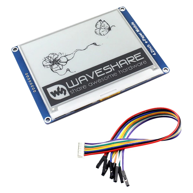 Waveshare 4,2 Zoll E-Ink-Display Modul Für Raspberry Pi 4 B E-Papier Modul