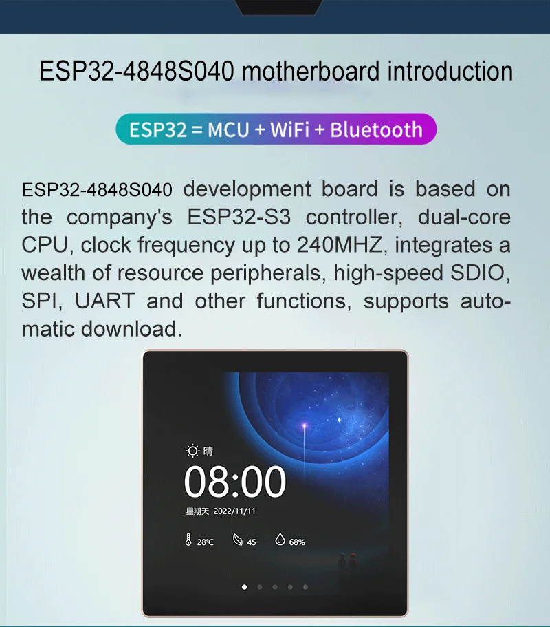 ESP32-S3 für Arduino LVGL WIFI & Bluetooth Entwicklungsboard 4,0 Zoll – Bild 6