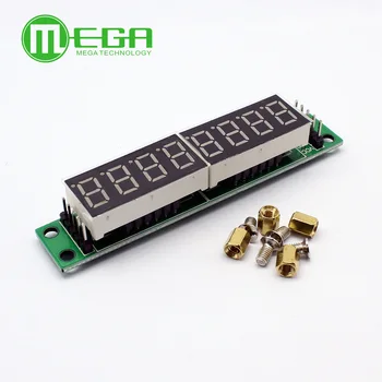 MAX7219 LED-Modul, 8-stellige 7-Segment-Digital-LED-Anzeige, Röhre, MCU, rotes Licht