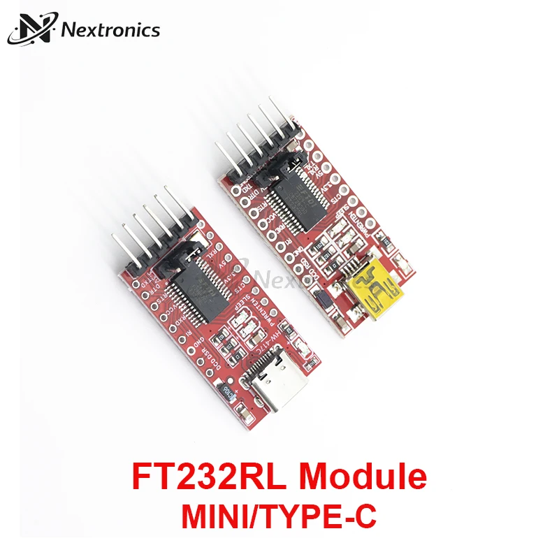 FT232RL FTDI USB zu TTL Serieller Adapter Modul MINI Typ-C 3,3V 5V – Bild 2