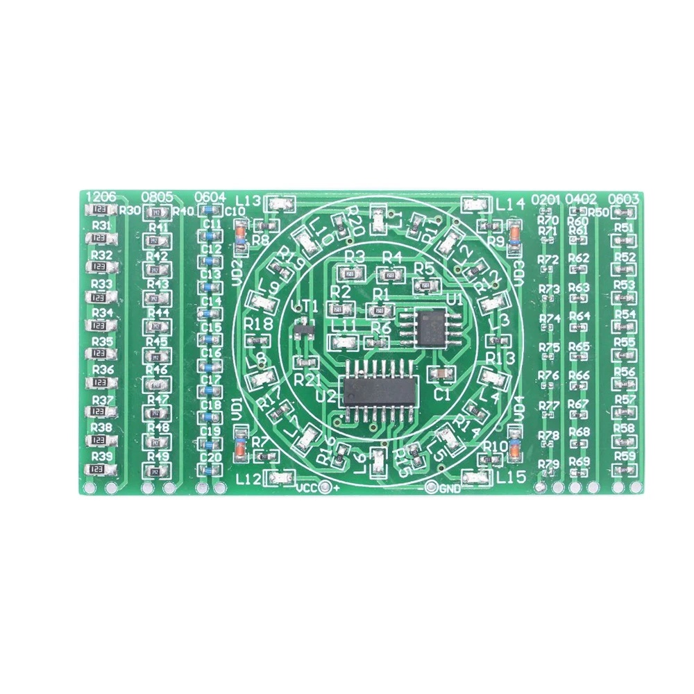 DIY Elektronik Kit SMT SMD Lötprojekt Übungsbrett Widerstand Diode Transistor Komponente Schweißtraining