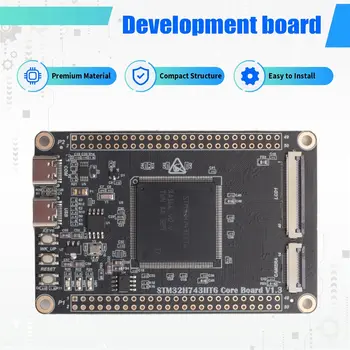 (DT80) STM32H7 Entwicklungsboard Kleines Systemboard STM32H743IIT6 Kernplatine mit integriertem SDRAM Open