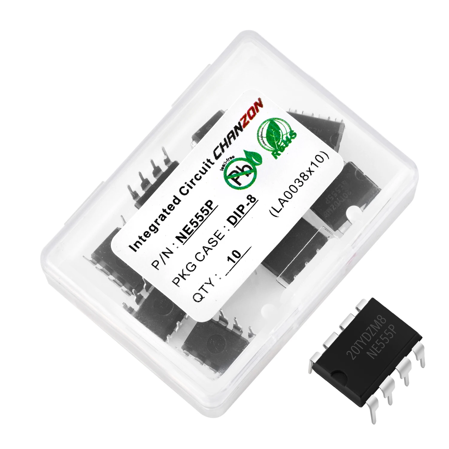 NE555 NE555P NE555N 555 Timer DIP8 SOP8 SOP DIP Sockel (10 Stück) – Bild 3