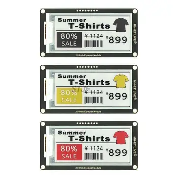 2,9" 2,9 Zoll Epaper Modul E-Paper E-Ink EInk Display Bildschirm SPI Unterstützung für Arduino UNO STM32